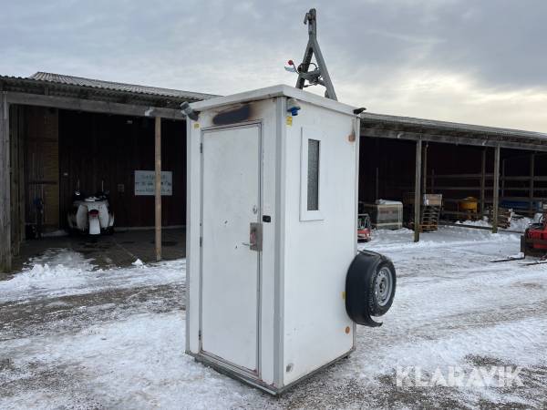 Toiletvogn med tank Scanvogn 500kg