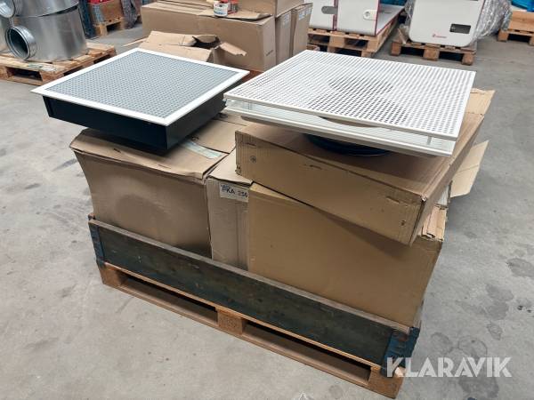 Loftarmaturer Lindab CRL-315, PKA 250, AVR-r 500, CRL315 15 styk
