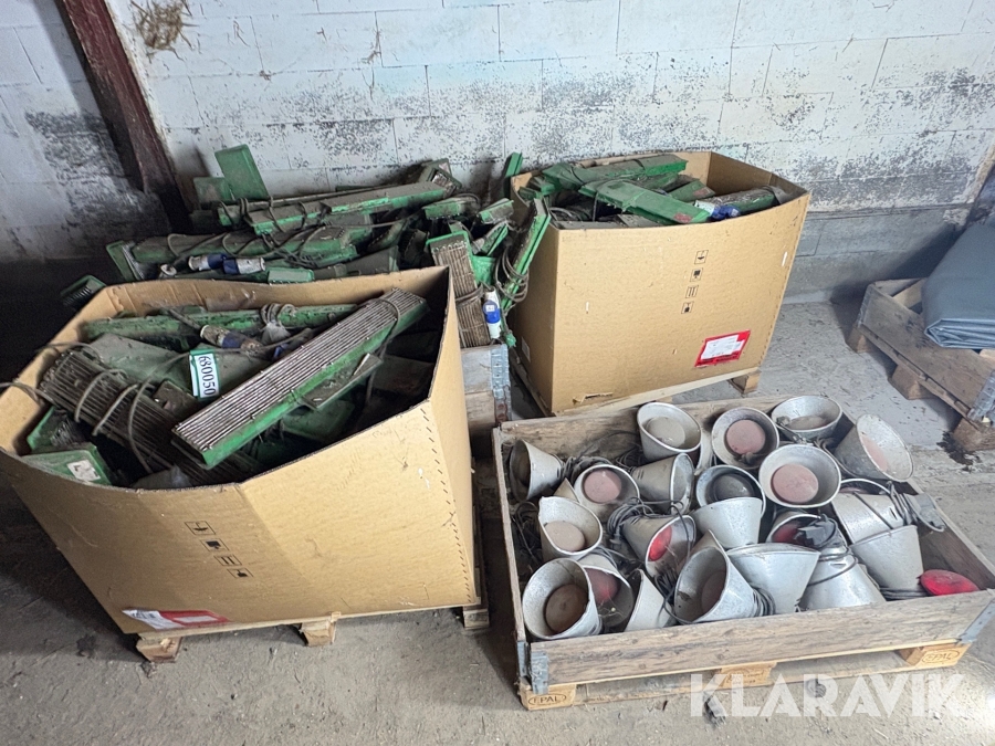 Varmelamper 4 paller assorteret