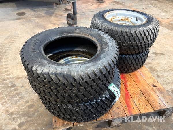 Dæk med fælg 4 styk