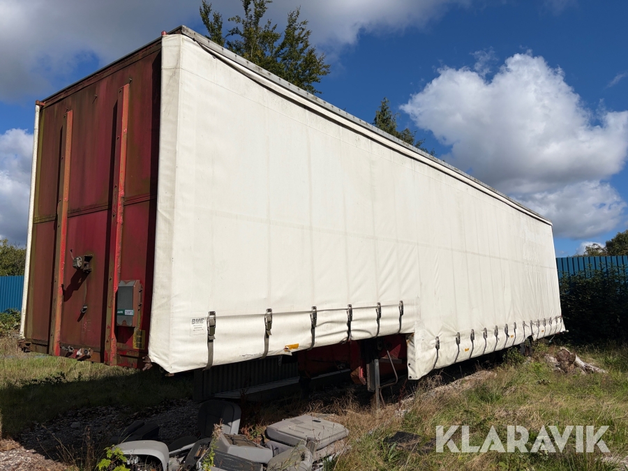 Gardintrailer NOPA nedbygget.