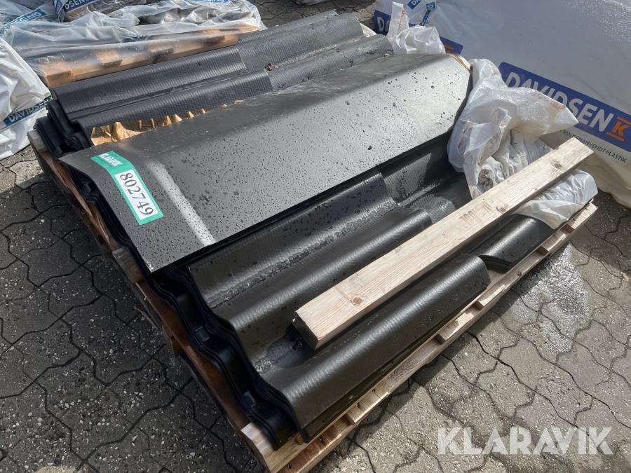Tagplader Swisspearl B7 16 plader + 2 rygning