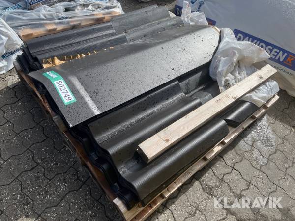 Tagplader Swisspearl B7 16 plader + 2 rygning