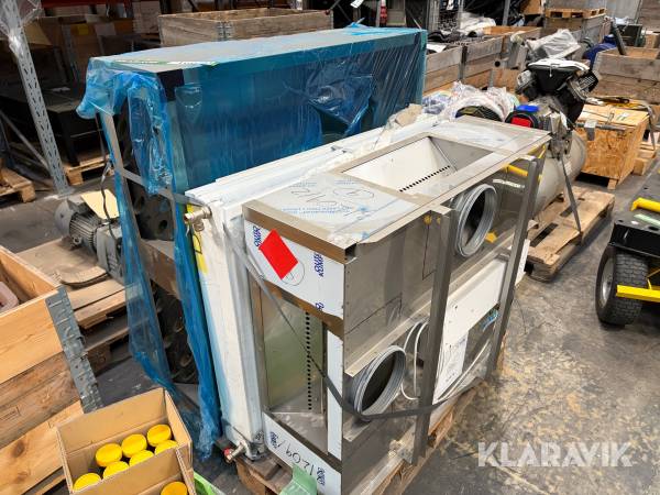 Industriventilationsanlæg Jeven JSI-R UV Turbo 2800 x 2000 x 330 med varmeflade