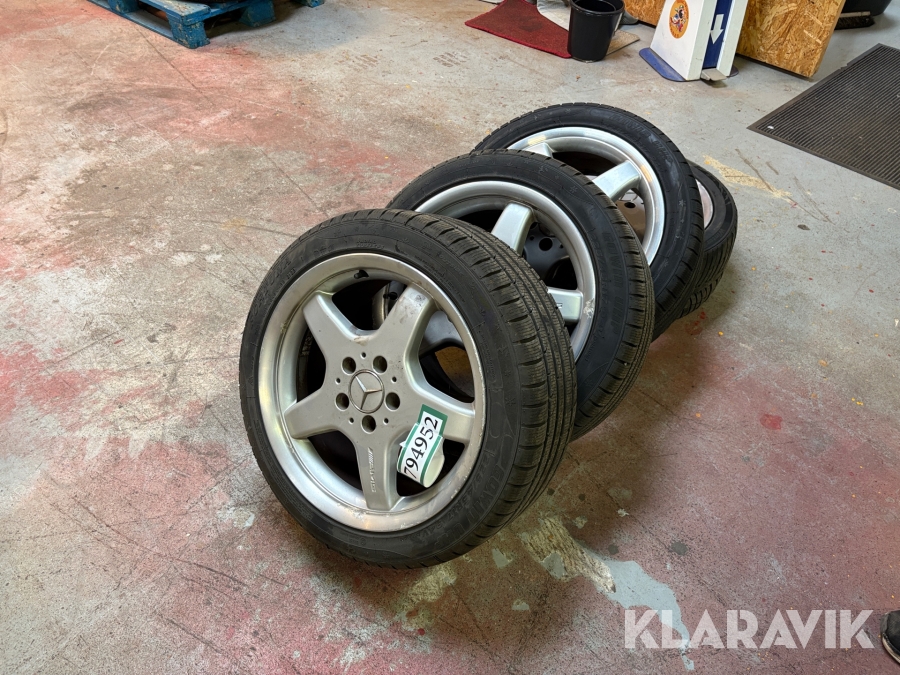 Dæk på aluminiumsfælge Fortuna 225/45R17 - 4 styk