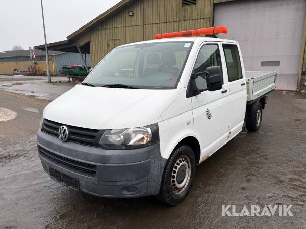 Ladbil Volkswagen Transporter med dobbelt kabine