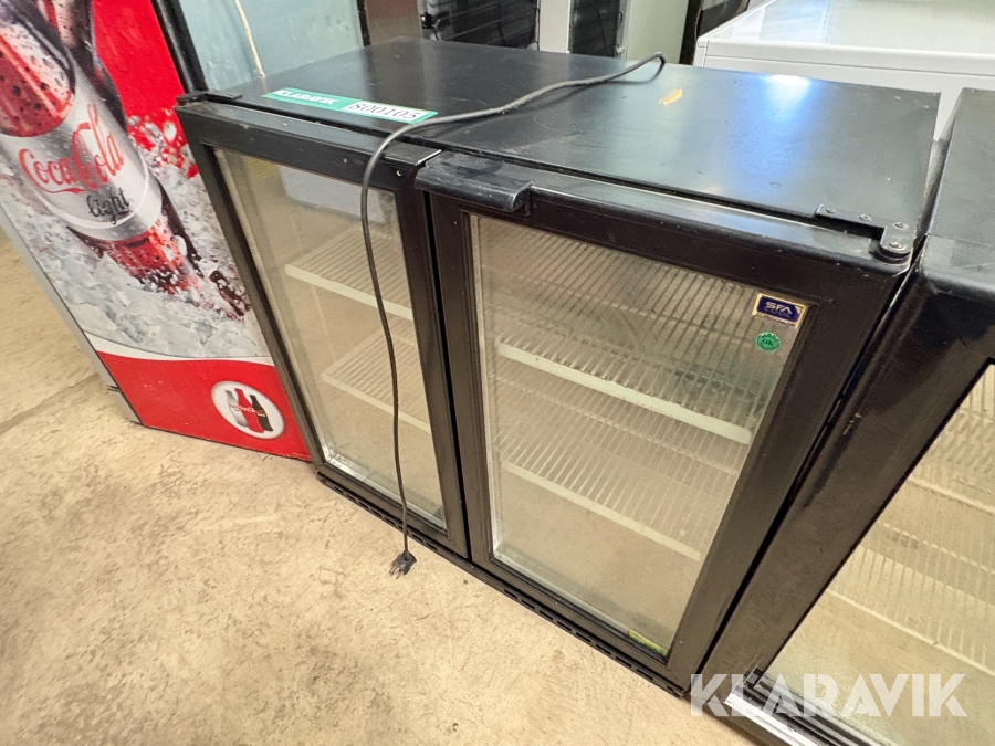 Displaykøleskab med døre SFA cool MV 250 P HC