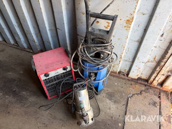 Nilfisk højtrykrenser - Munters varmeblæser - Submersible Pumpe