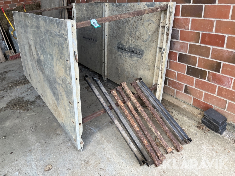 Gravekasse Safe-wall 130 x 250 cm