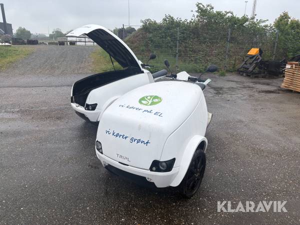 Fragtscooter Tripl A3 T15 elektrisk 3-hjulet 2 styk