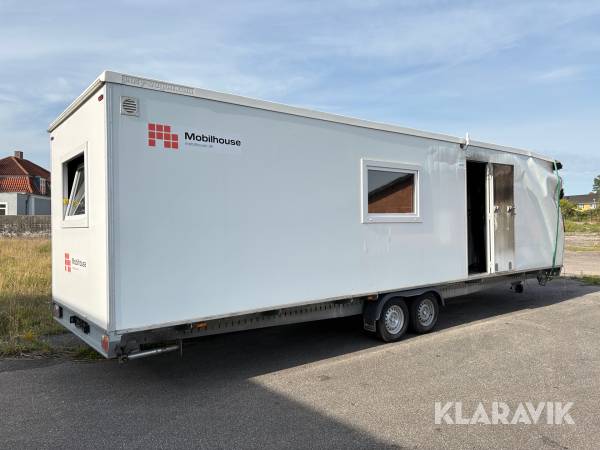 Personalevogn Mobilhouse brandskadet