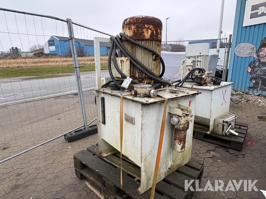 Hydraulikstation Svendborg Skibshydraulik S.H 250