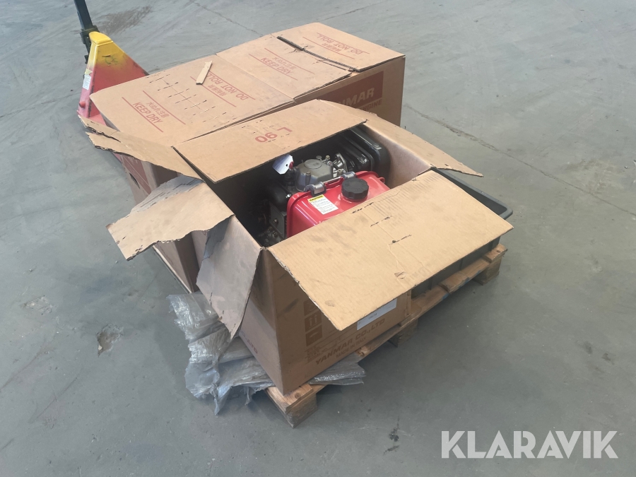 Dieselmotor 1cylindret  Yanmar L100AE-SEYC-1 3 styk + tilbehør