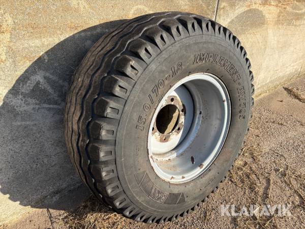 Dæk med fælg - 1 styk