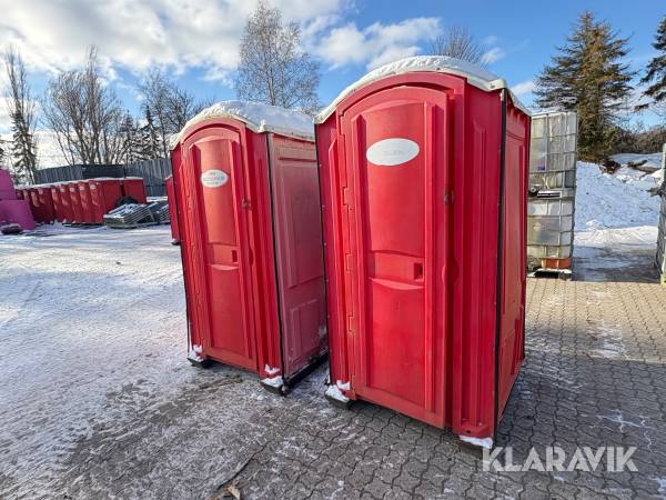 Toiletkabiner 2 styk