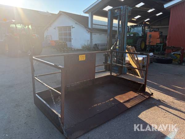 Palletårn + mandskabskurv Stens Maskinfabrik 6 m / 1.500 kg