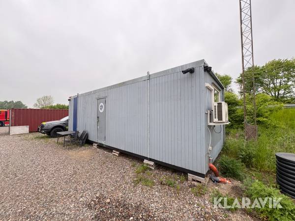 Mandskabsmodul med køkken og toilet