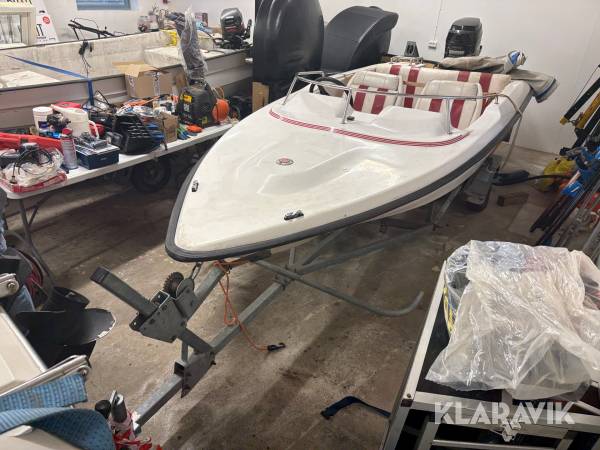 Speedbåd + bådtrailer