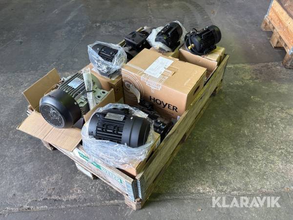Lot med el-motorer Hoyer - 9 enheder