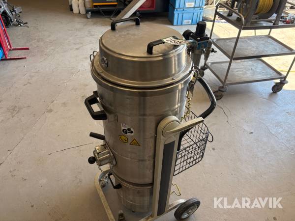 Industriel støvsuger / industristøvsuger ATEX Delfin DM3 AIR MTL
