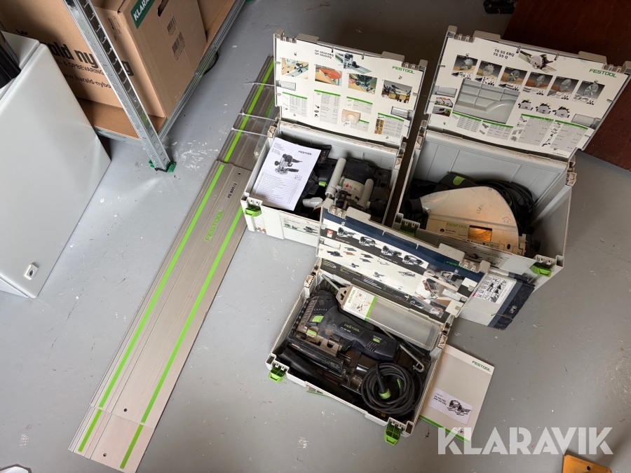 Festool Overfræser, Dyksav og Stiksav Festool