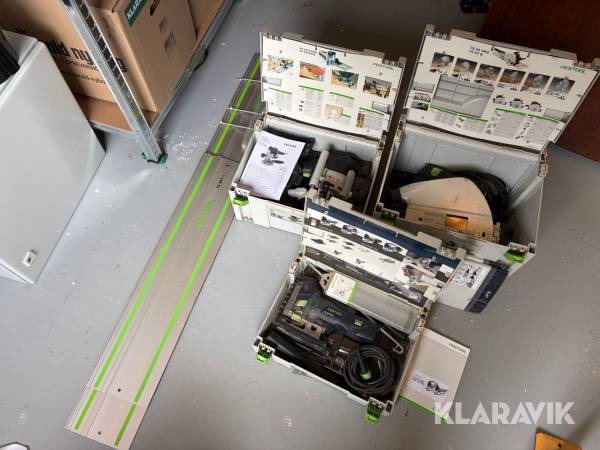 Festool Overfræser, Dyksav og Stiksav Festool
