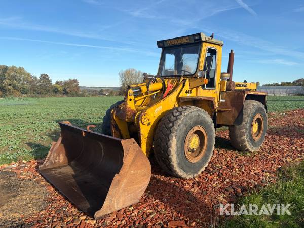 Gummiged Hanomag 44D + tilbehør