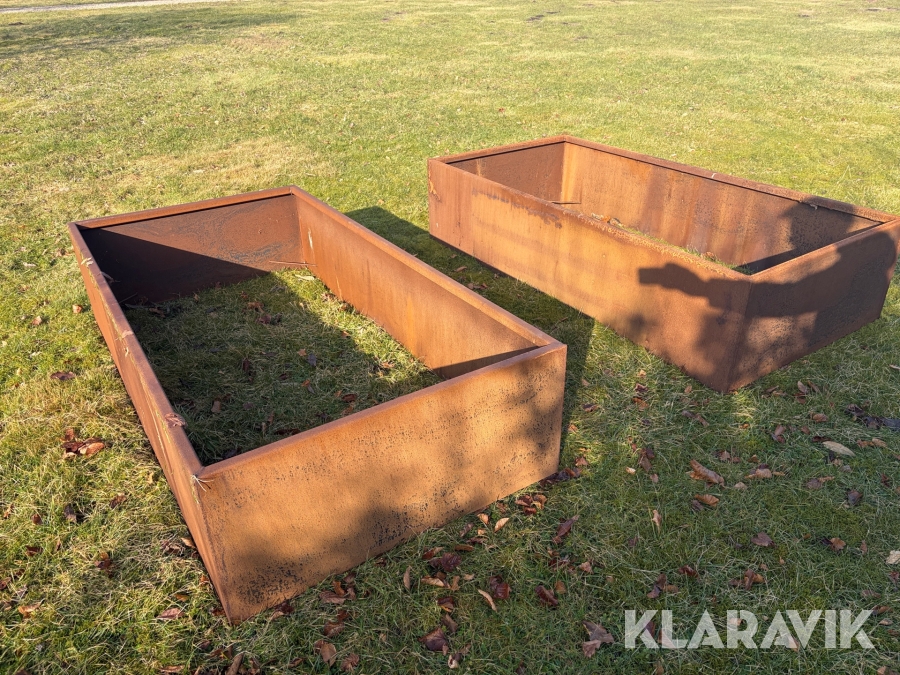 Højbede cortenstål 2 styk