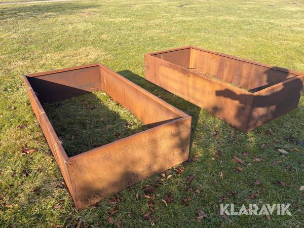 Højbede cortenstål 2 styk
