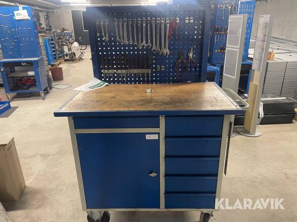 Værktøjsskab på hjul