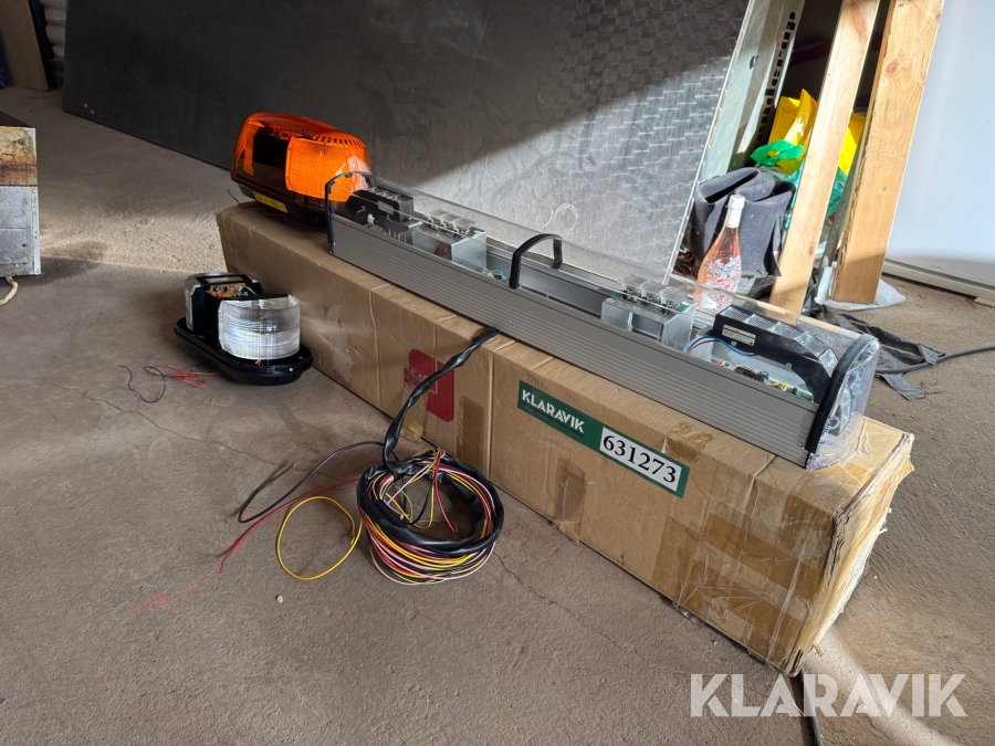 LED lygtebro og blitzblink blandet lot