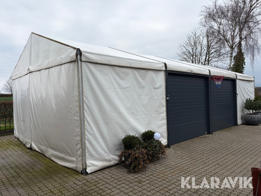 Telthal Naizil med el-porte og reoler - 72kvm