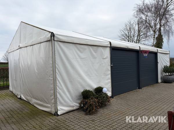 Telthal Naizil med el-porte og reoler - 72kvm