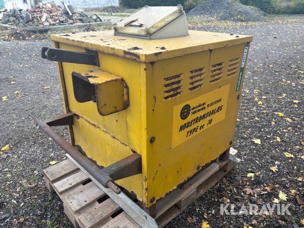 Nødstrømsanlæg Electronic Aps Type ec 20