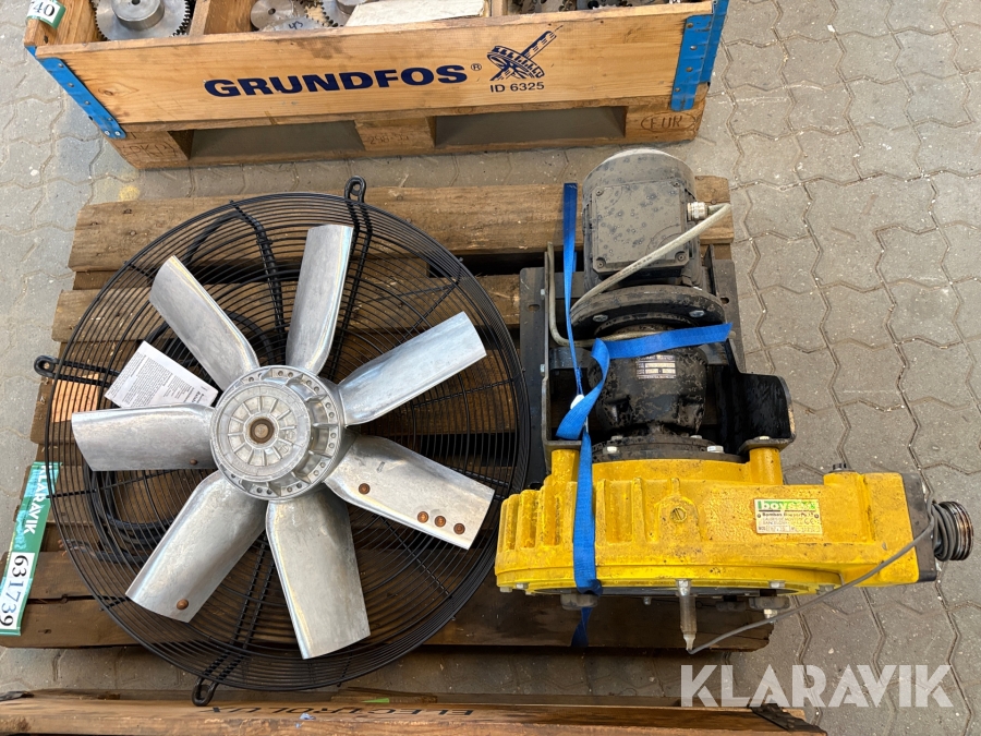 Pumpe + ventilator Boyser FMP 30