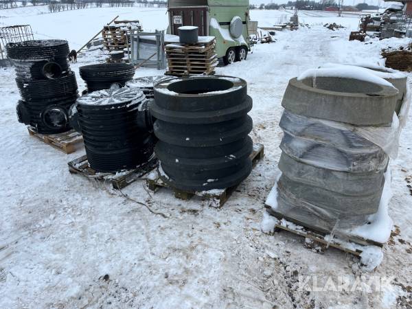 Brønde og brøndkarme 4 paller