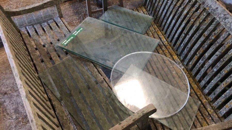 Parti med assorteret glas