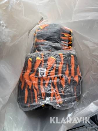 Arbejdshandsker orange 1 sæk (240 par)