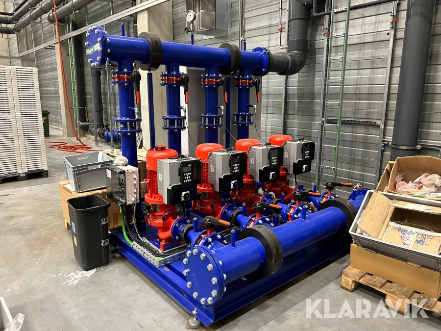 Pumpestation med 4 pumper Dynamik pumpen