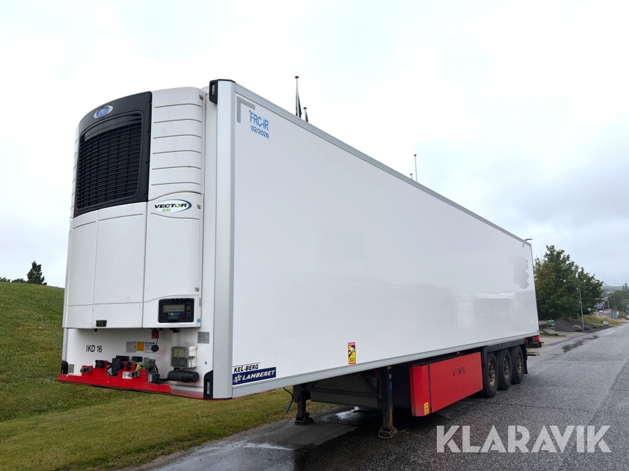Køletrailer Lamberet Lvfs3 med vector 1550 køler