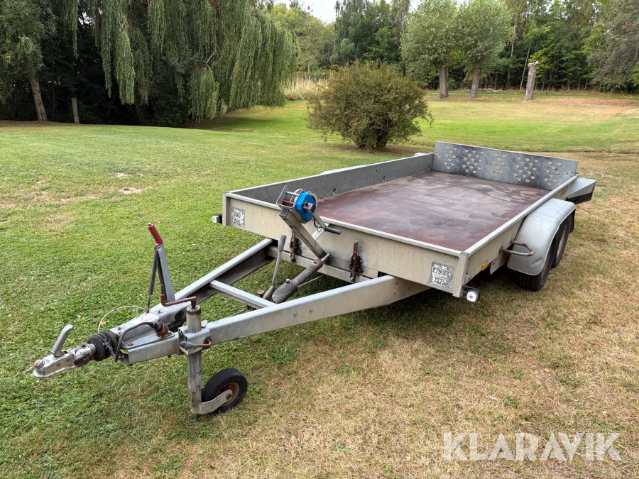 Maskintrailer Brenderup med spil