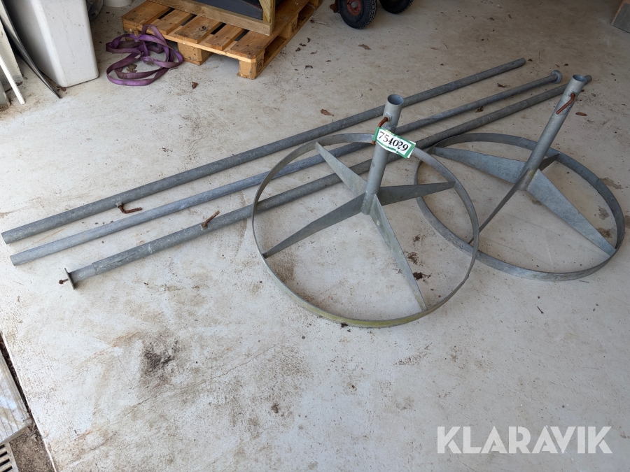 Lysmaster - 2 styks med standere