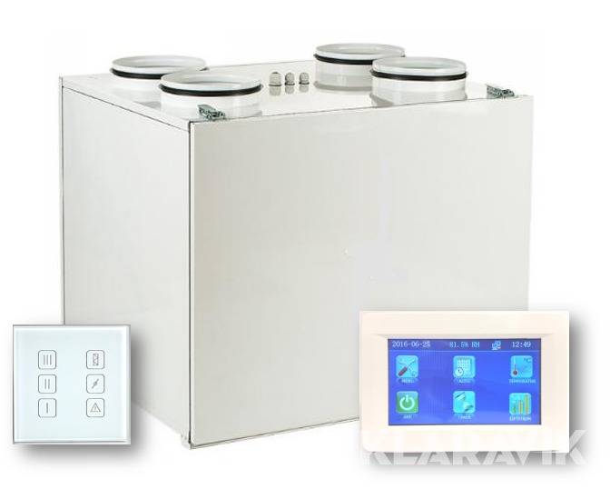 Ventilationsaggregat Buccma energy BE Top 400 E