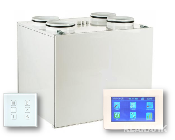 Ventilationsaggregat Buccma energy BE Top 400 E