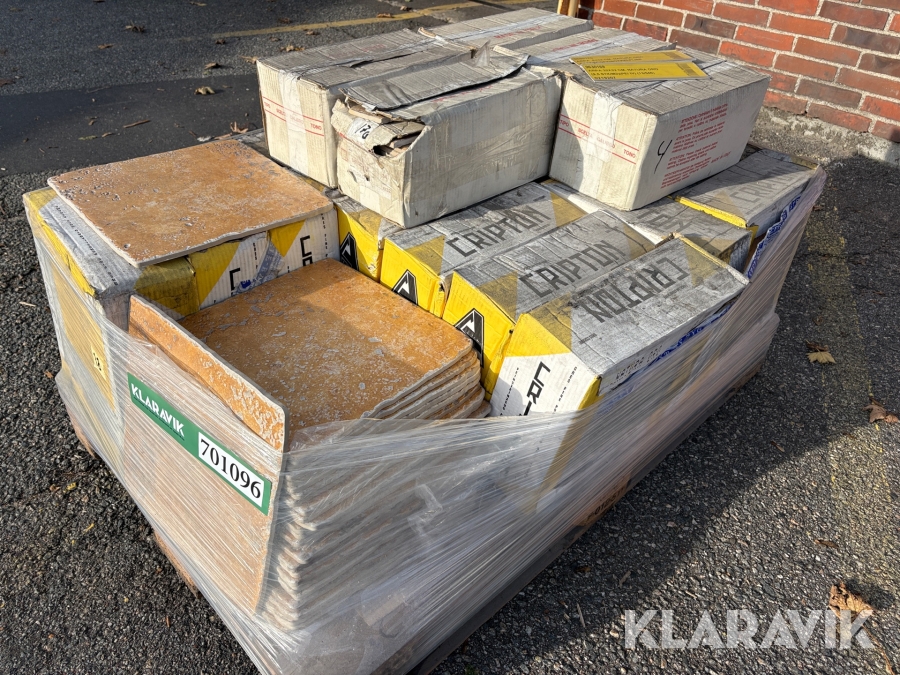 Fliser Arpa Natura oro - 32x32 cm - 26,3 kvm + 165 Sokkelfliser
