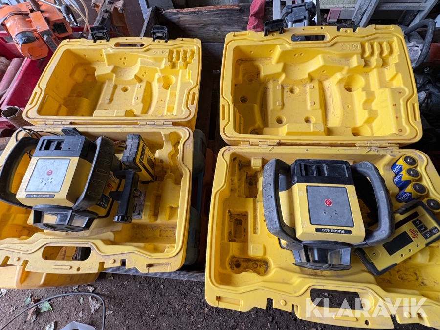 Rotationslaser 2 styk Leica rugby 610