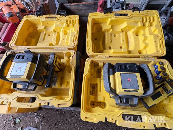 Rotationslaser 2 styk Leica rugby 610