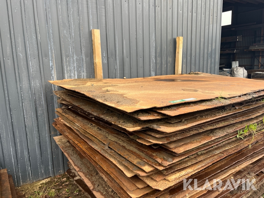 Køreplader jern 50 styk