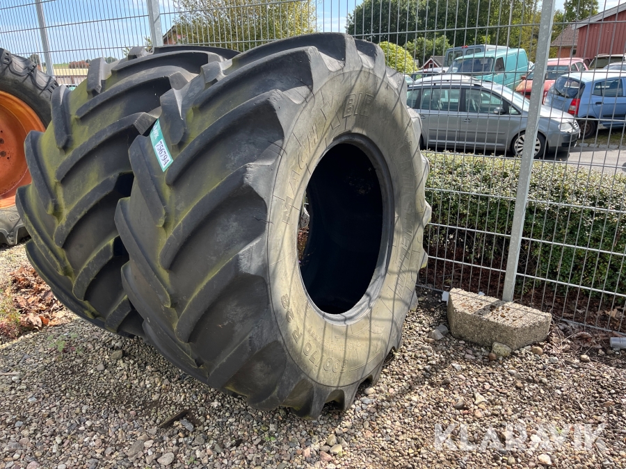 Dæk Michelin MachXBib 600/70 R28, 2 Styk