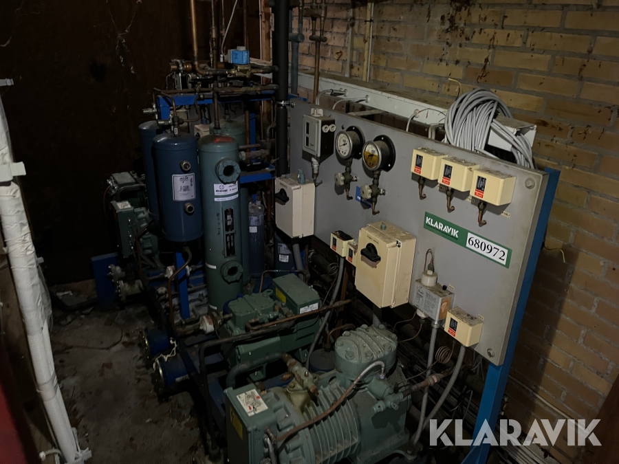 Køle/Fryse anlæg Danfoss udvendig del